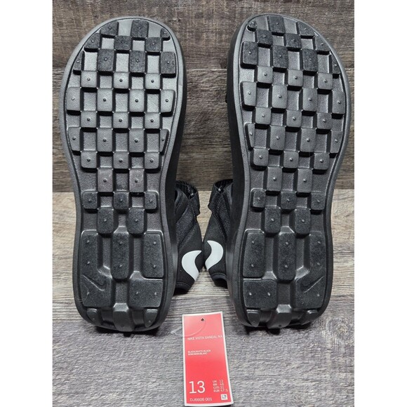 Men’s Nike Vista Casual Sandals Black/White DJ6606-001 US 13 - Picture 7 of 7
